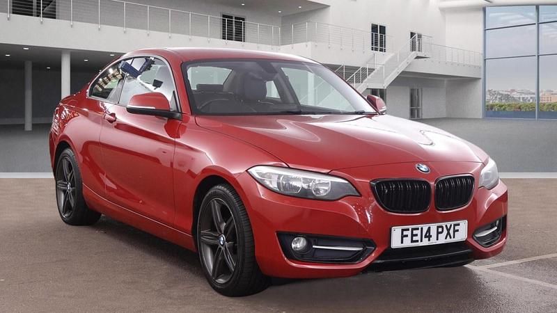 Used BMW 220 Sport Line 2014 Red Coupe