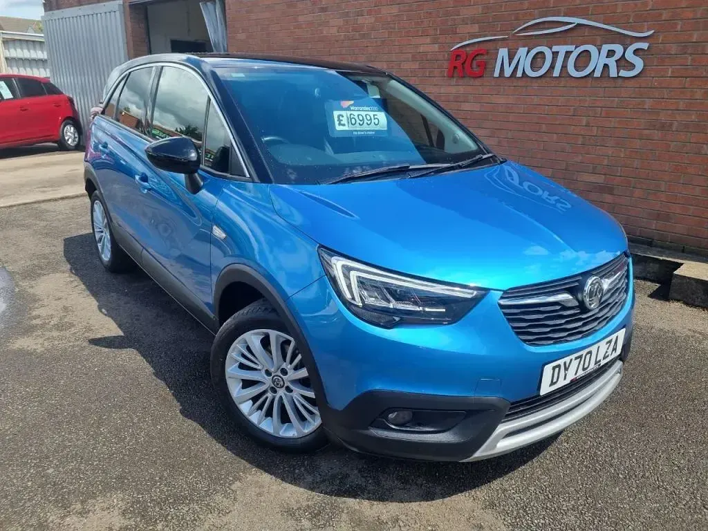 Used Vauxhall Crossland X Elite 130 HP (95 kW) 2020 Blue SUV