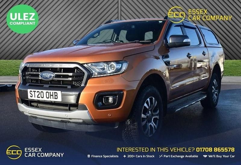 Used Ford Ranger Wildtrack 2020 Orange Pickup