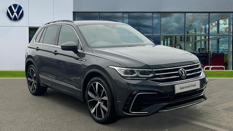 Used VW Tiguan R-line 150 HP (110 kW) 2022 Dolphin grey metallic SUV