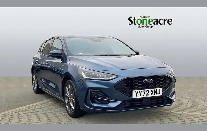Blue Used 2023 Ford Focus ST-Line Hatchback | £15,000 (Fair price) - Image 1/4