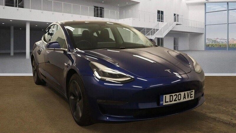 Blue Used 2020 Tesla Model 3 Long Range Sedan | £13,990 (Good price) - Image 1/4