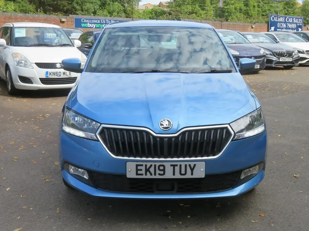 Used Skoda Fabia SE 110 HP (80 kW) 2019 Blue Hatchback