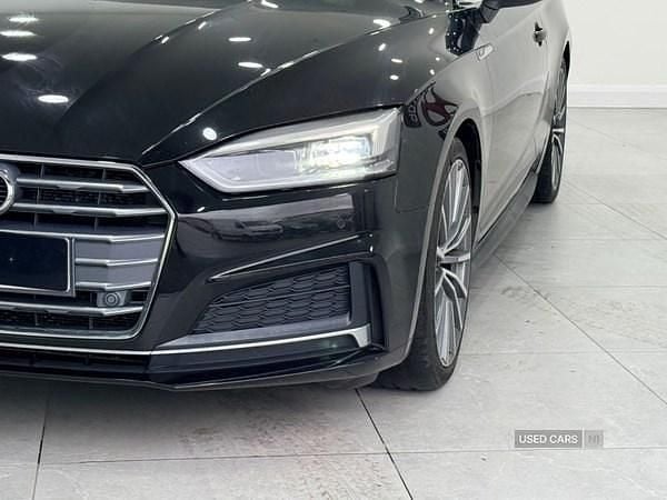 Used Audi A5 S-Line 190 HP (139 kW) 2018 Black Coupe