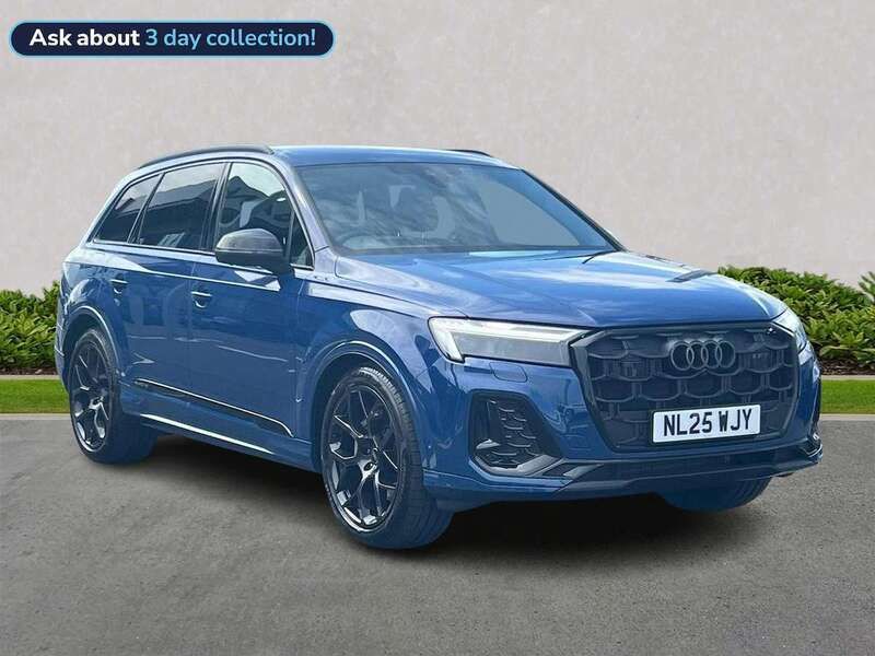 Blue Used 2025 Audi Q7 Black Edition SUV | £68,809 - Image 1/4