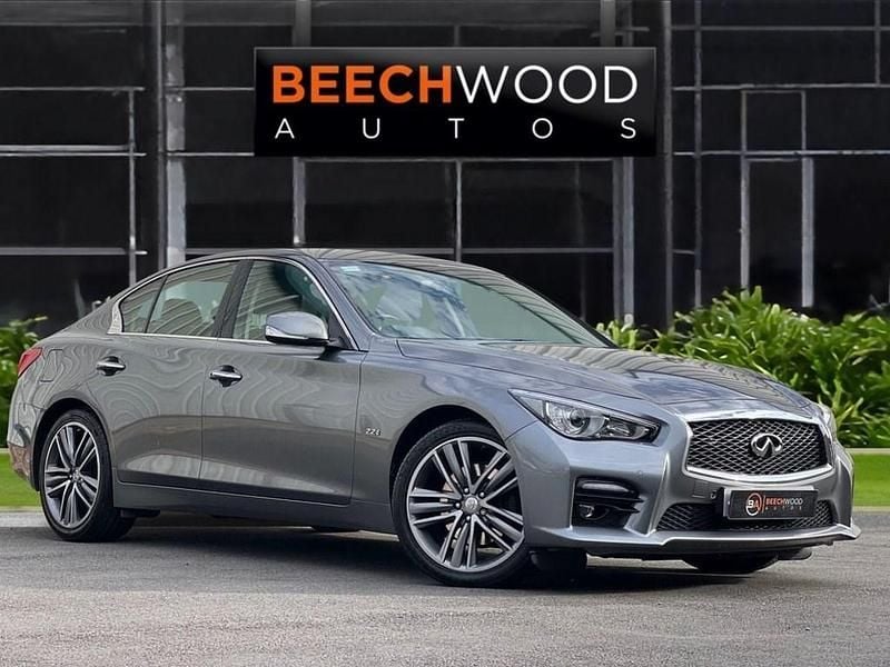 Grey Used 2015 Infiniti Q50 Sport Tech Sedan | £7,850 (A bit pricey) - Image 1/4