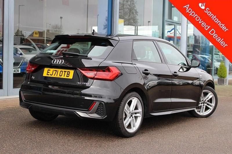Used Audi A1 Sportback S-Line 110 HP (80 kW) 2021 Black Hatchback