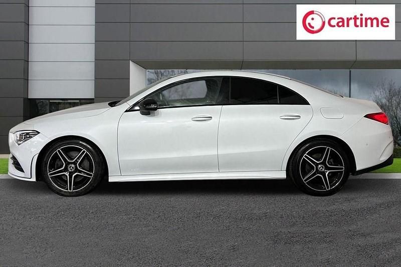 Used Mercedes CLA200 AMG Line Premium 163 HP (119 kW) 2022 White Coupe
