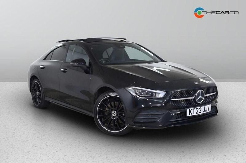 Used Mercedes CLA250e AMG line 2023 Black Sedan