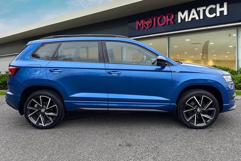 Used Skoda Karoq SportLine 2020 Blue SUV
