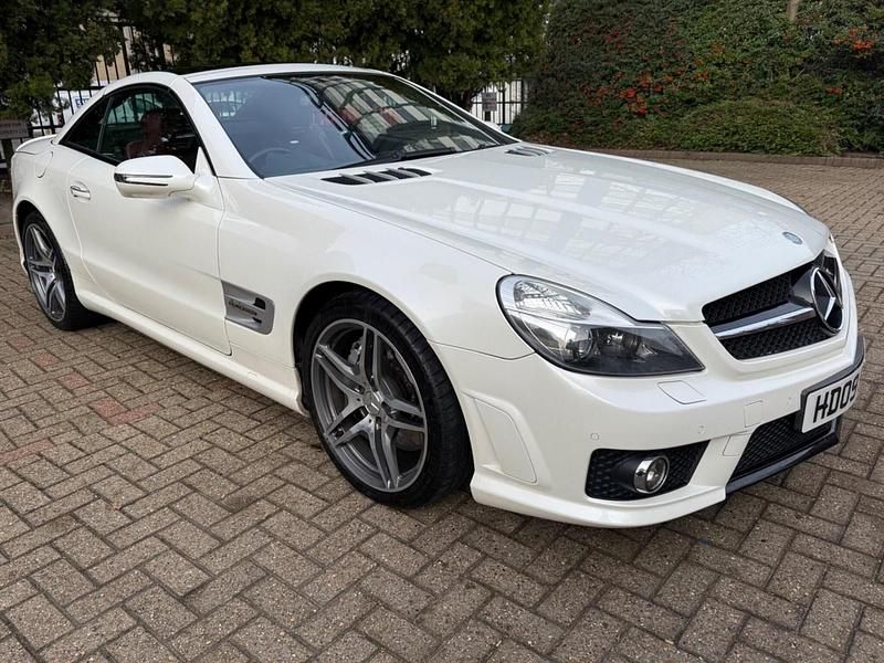Used Mercedes SL63 AMG 2009 White Cabriolet
