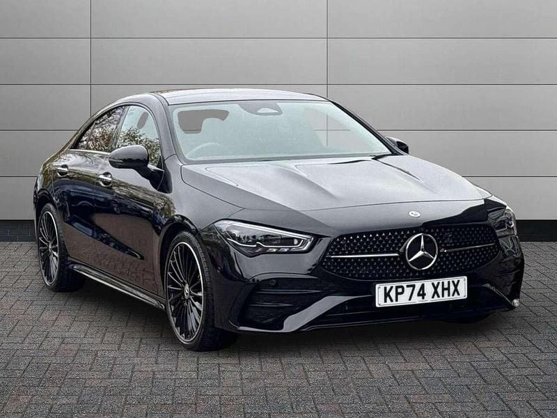 Black Used 2024 Mercedes CLA220 AMG Line Premium Plus Sedan | £32,895 (Fair price) - Image 1/4