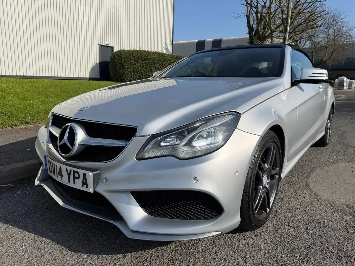 Used Mercedes E250 AMG 2014 Silver Cabriolet