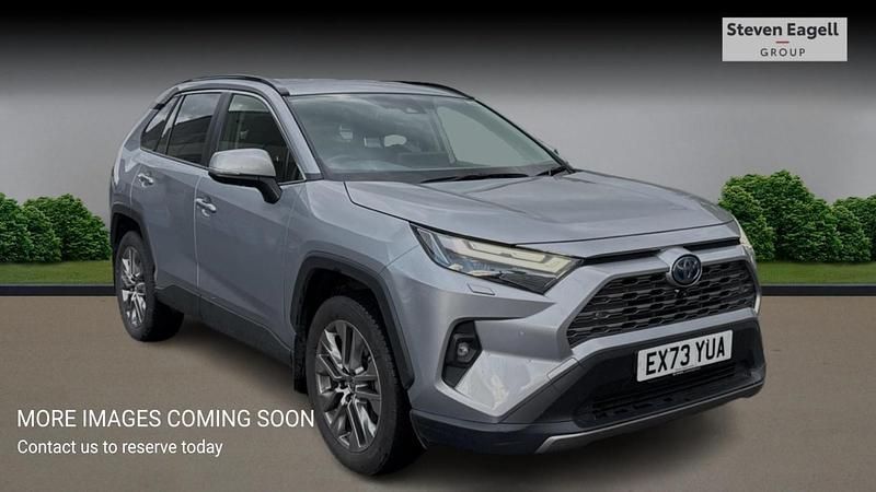 Silver Used 2023 Toyota RAV4 Hybrid SUV | £33,900 (Expensive) - Image 1/4