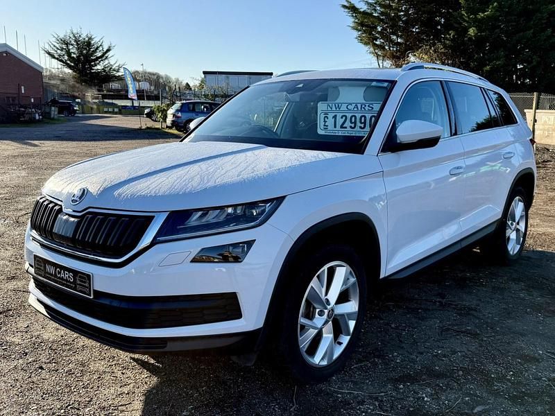 Used Skoda Kodiaq 150 HP (110 kW) 2018 White SUV