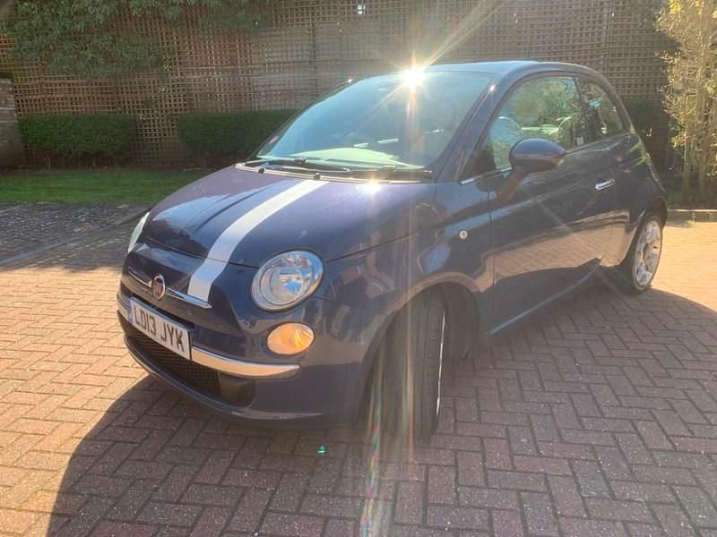 Usado Fiat 500 Lounge 2013 Azul Citadino