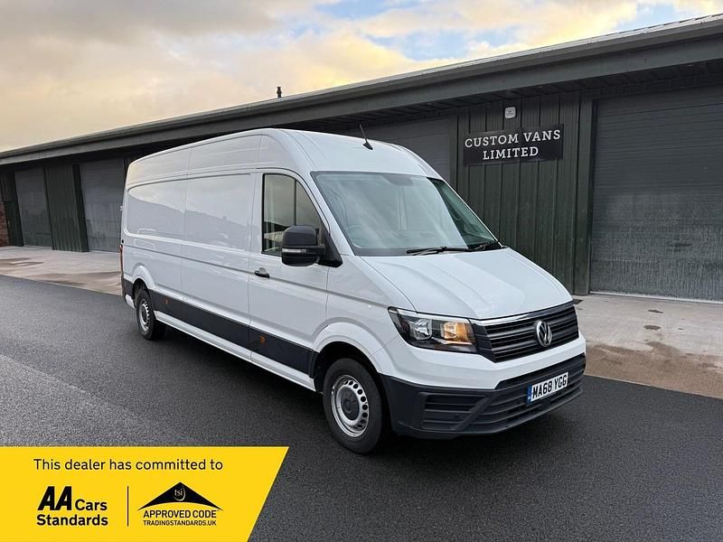 White Used 2018 VW Crafter Trendline Van | £16,995 (A bit pricey) - Image 1/3