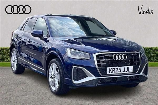 Blue Used 2025 Audi Q2 S-Line SUV | £28,376 (A bit pricey) - Image 1/3