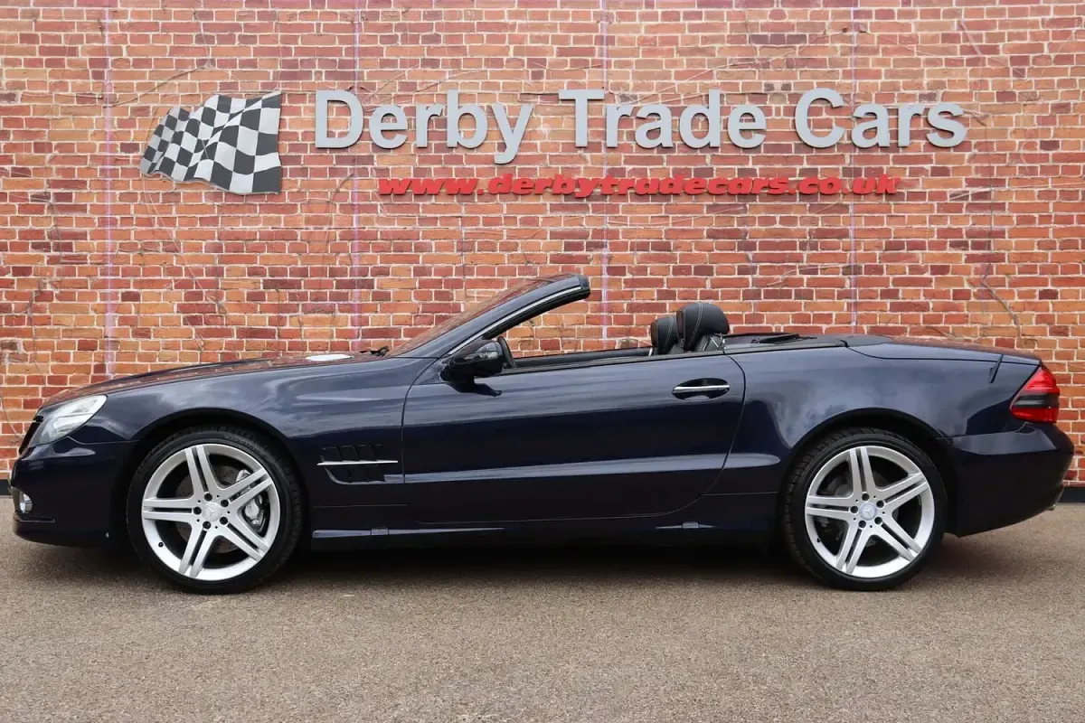 Used Mercedes SL350 2008 Blue Cabriolet