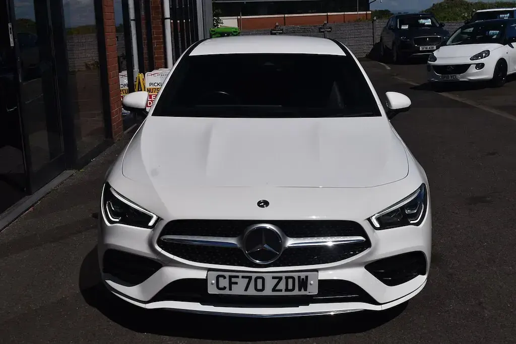 Used Mercedes CLA200 AMG line 2020 White Estate