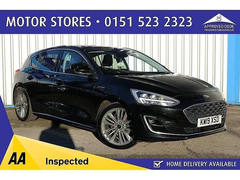 Black Used 2019 Ford Focus Vignale Hatchback | £8,895 (Fair price) - Image 1/4