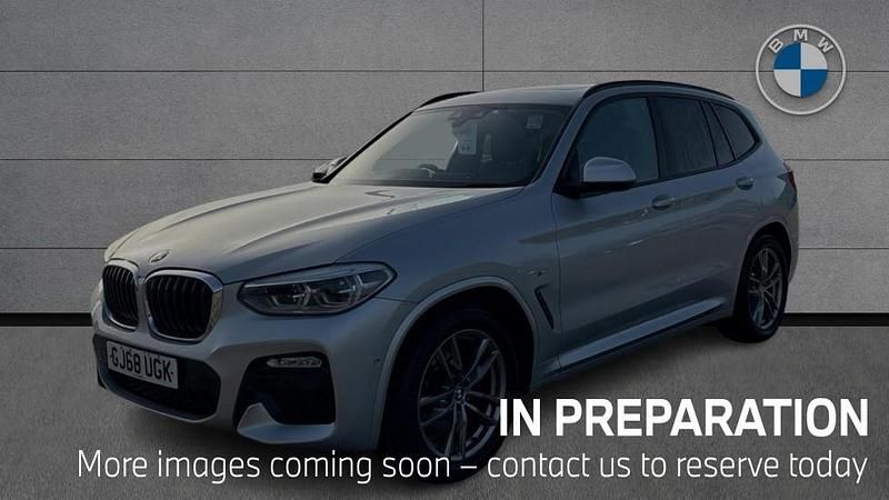 Used BMW X3 M Sport 187 HP (137 kW) 2018 Silver SUV
