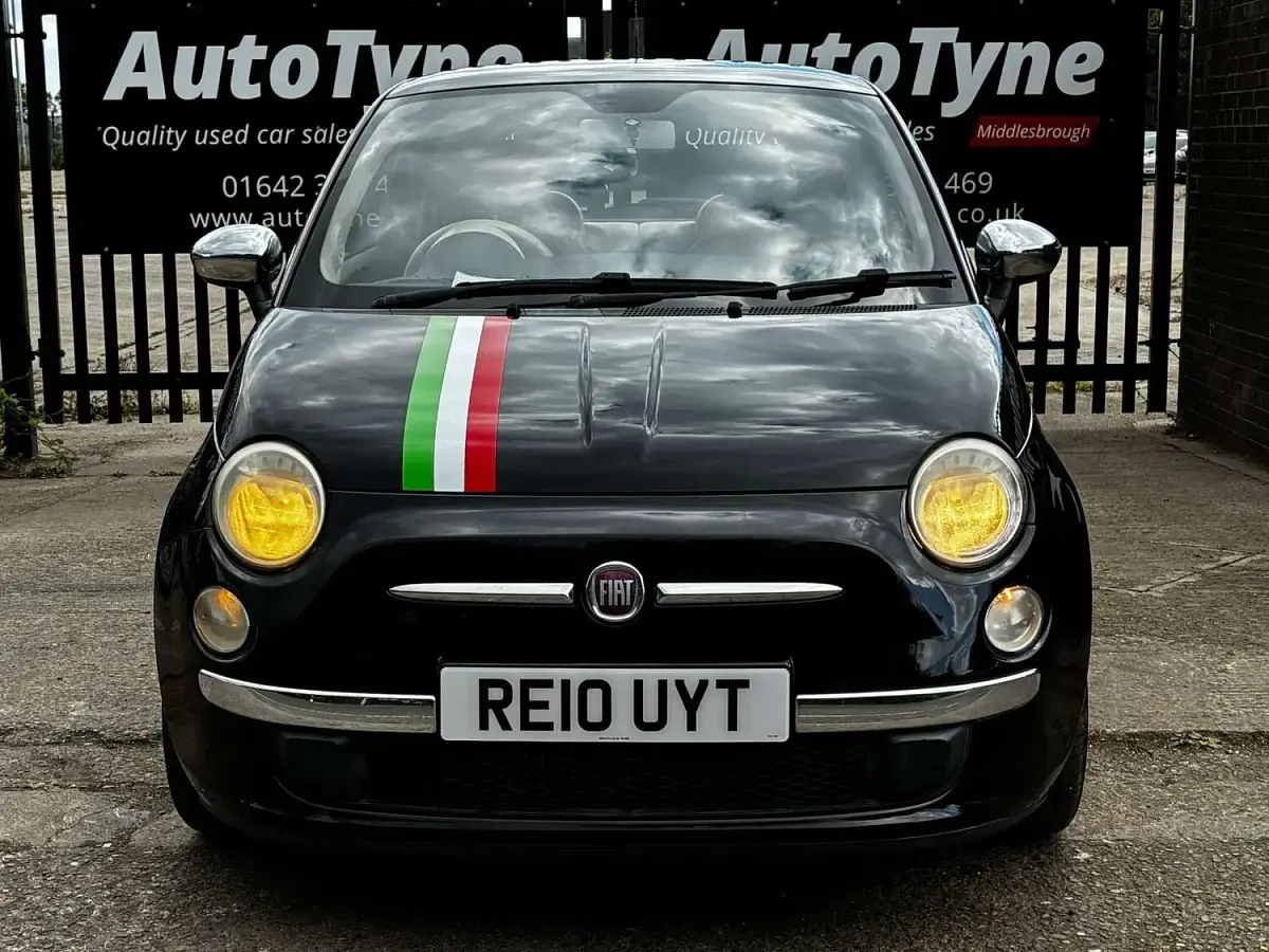 Used Fiat 500 Lounge 69 HP (50 kW) 2010 Black Hatchback