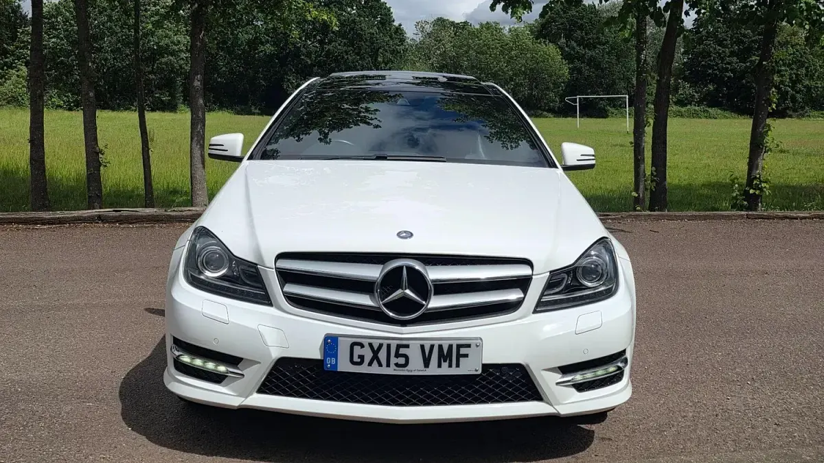 Used Mercedes C180 Sport Edition 2015 White Coupe