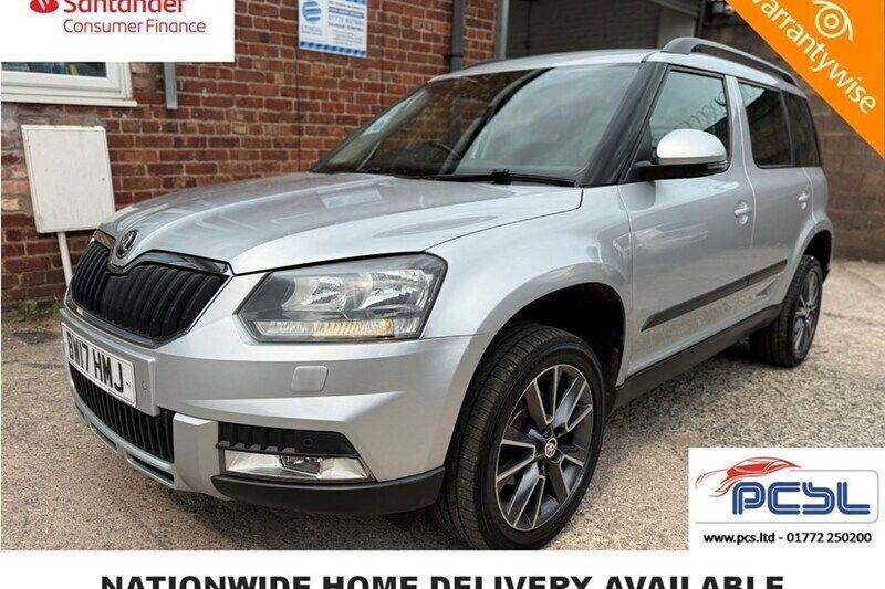 Silver Used 2017 Skoda Yeti SE Drive SUV | £7,195 (Fair price) - Image 1/1