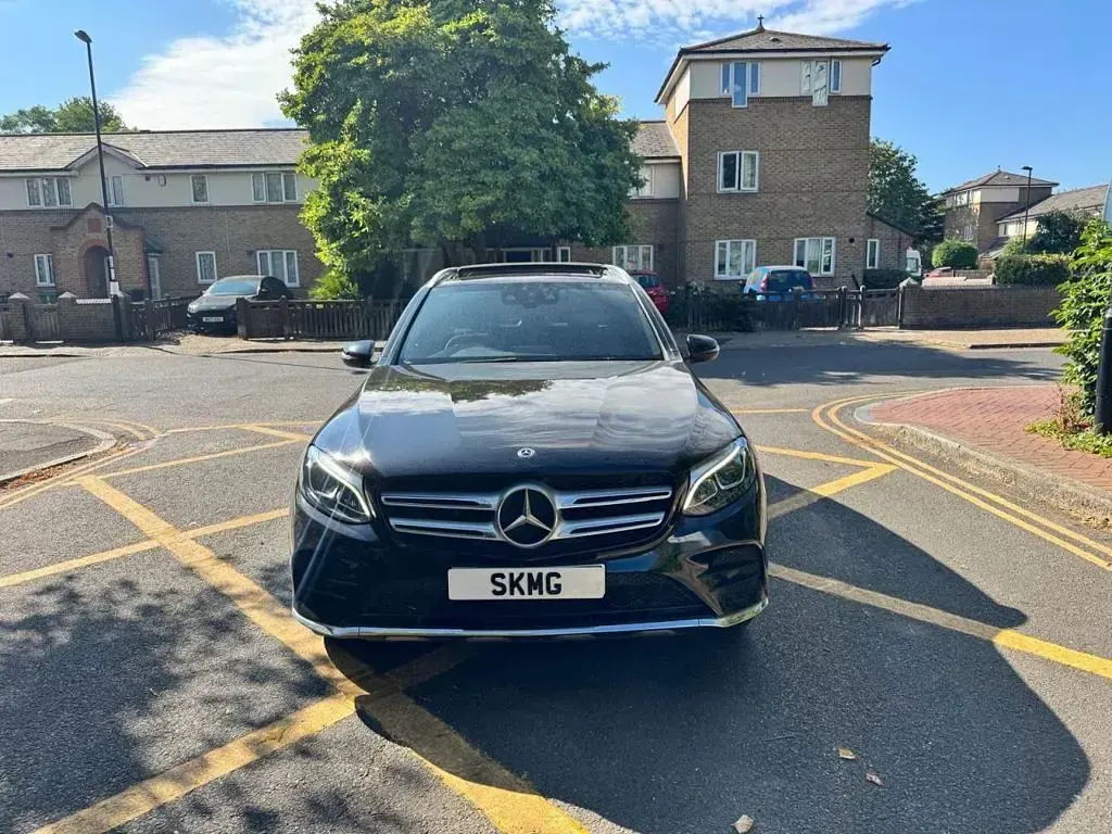 Used Mercedes GLC220 AMG line 170 HP (125 kW) 2019 Black SUV