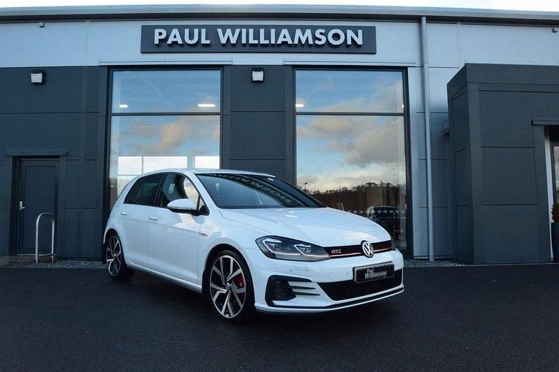 White Used 2020 VW Golf VII GTI Hatchback | £23,995 (Fair price) - Image 1/4
