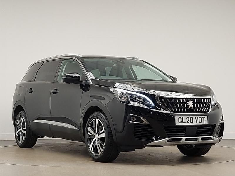Black Used 2020 Peugeot 5008 Allure SUV | £17,298 (Fair price) - Image 1/4