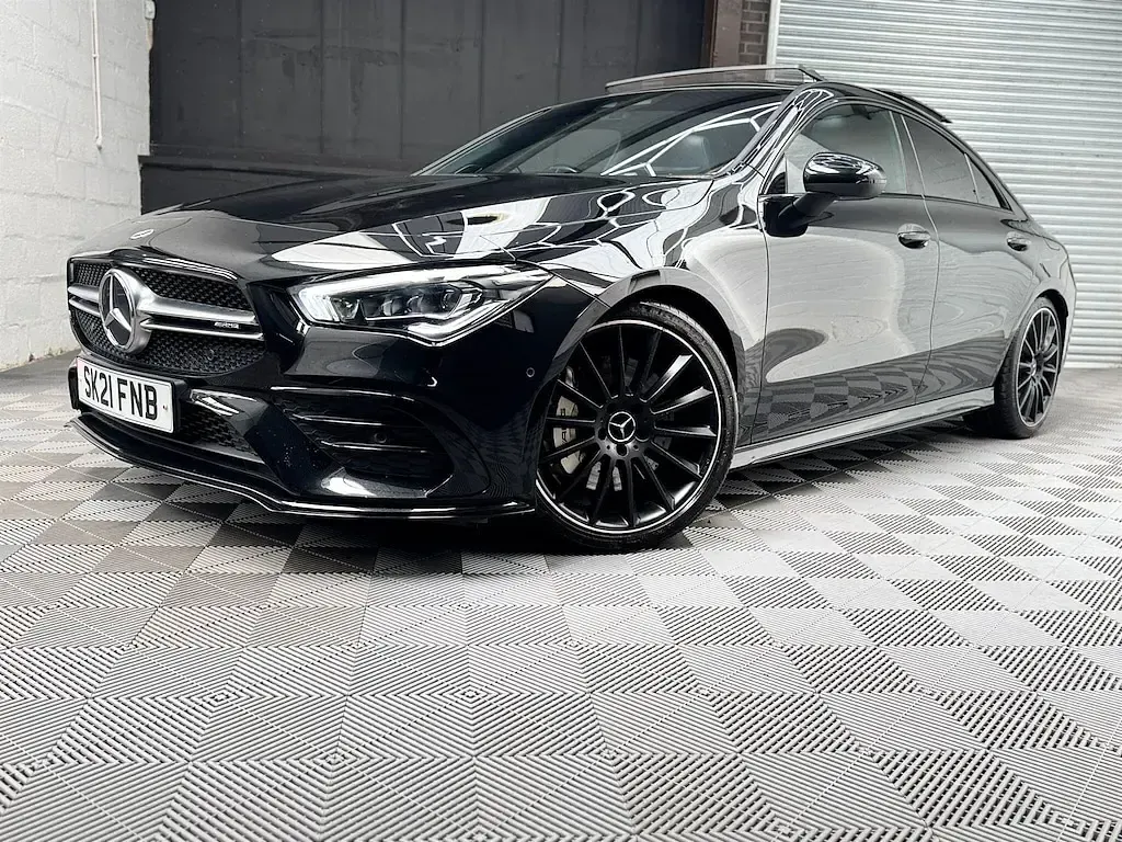 Used Mercedes CLA35 AMG Premium Plus 2021 Black Coupe