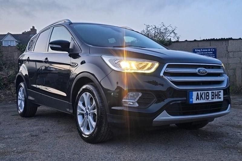 Used Ford Kuga Titanium 150 HP (110 kW) 2018 Black SUV