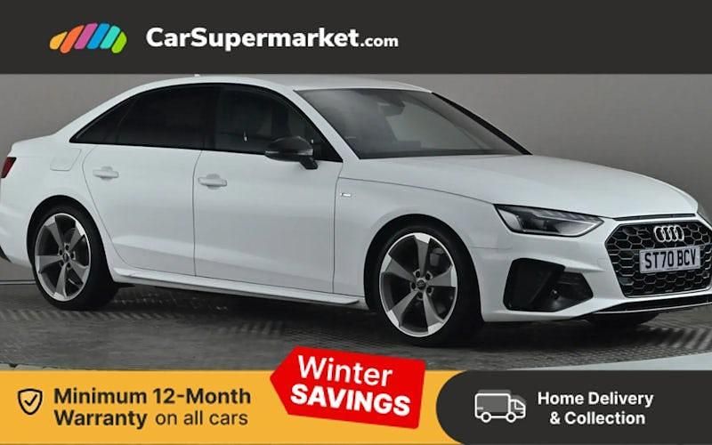 White Used 2020 Audi A4 Black Edition Sedan | £18,897 (A bit pricey) - Image 1/3