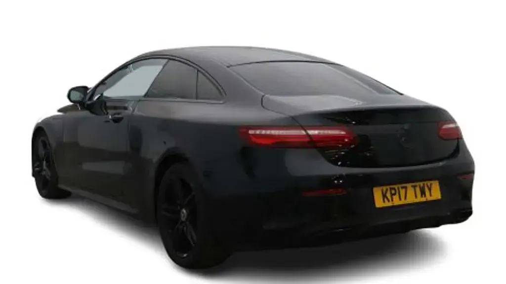 Used Mercedes E220 AMG line 2017 Black Coupe