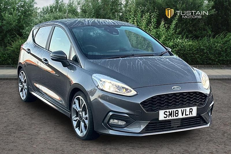 Grey Used 2018 Ford Fiesta ST-Line Hatchback | £7,999 (Fair price) - Image 1/4