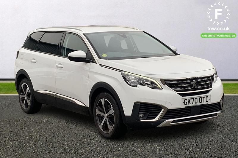 White Used 2020 Peugeot 5008 Allure MPV | £18,499 (Fair price) - Image 1/3