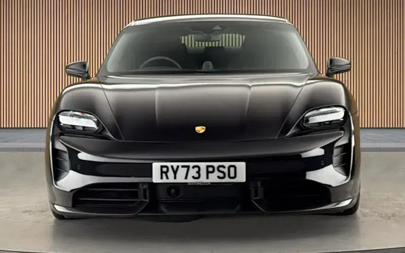 Used Porsche Taycan Performance Package 439 kW (598 HP) 2023 Jet black Sedan