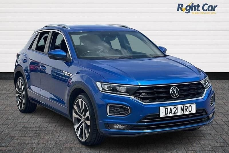 Blue Used 2021 VW T-Roc R-line SUV | £19,499 (Good price) - Image 1/1