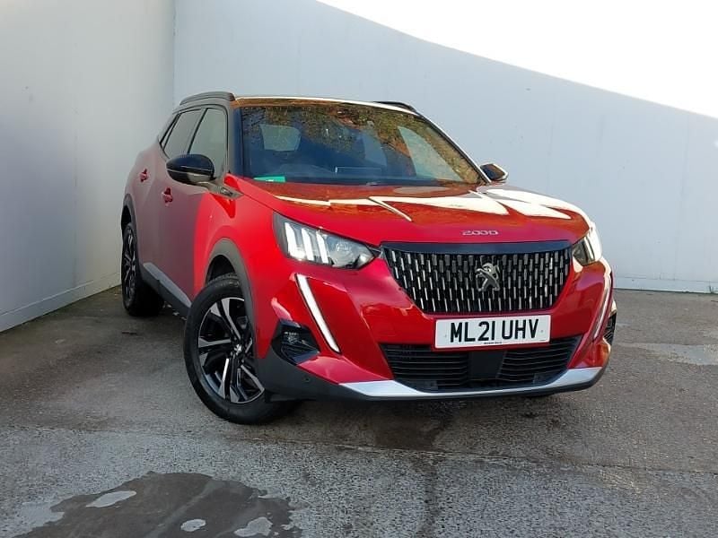 Red Used 2021 Peugeot 2008 GTi SUV | £15,498 (Fair price) - Image 1/4