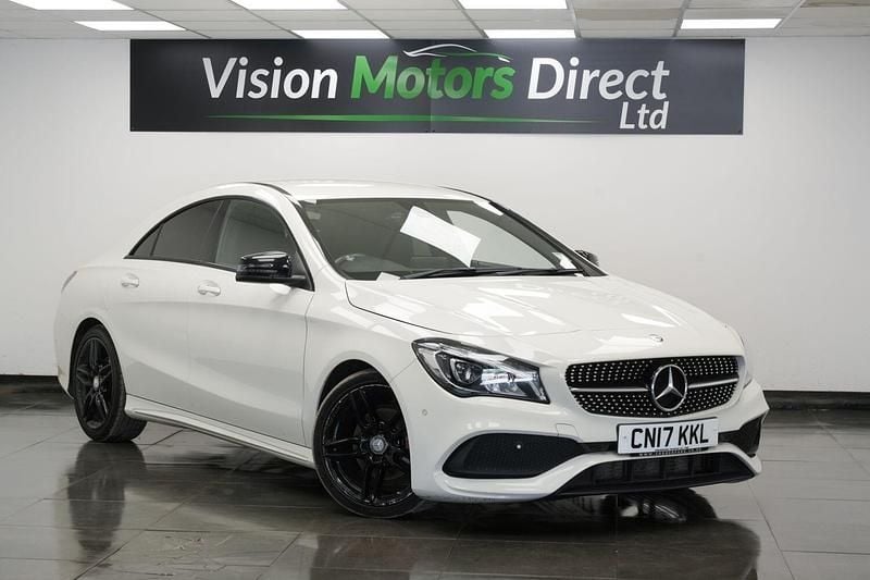 Used Mercedes CLA180 AMG line 122 HP (89 kW) 2016 White Sedan