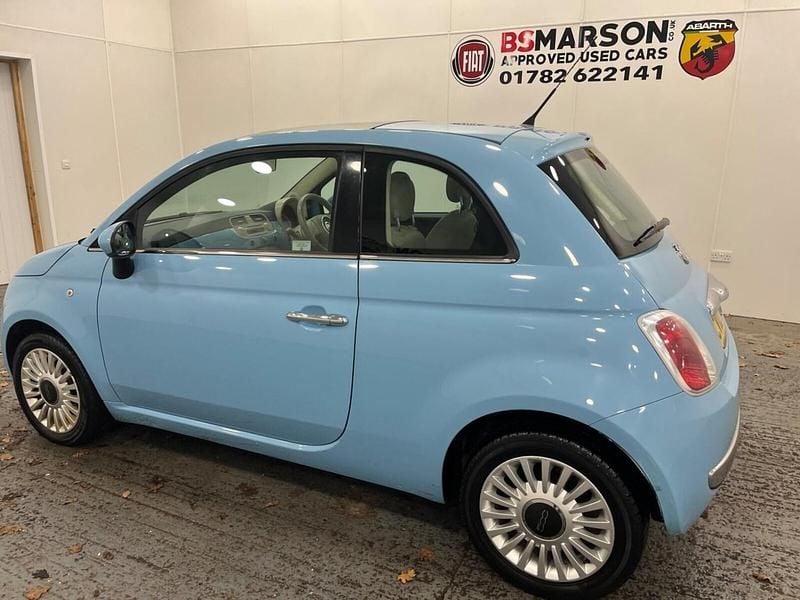 Used Fiat 500 Lounge 69 HP (50 kW) 2012 Blue Hatchback