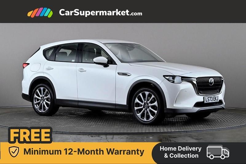 White Used 2023 Mazda CX-60 Exclusive-Line SUV | £26,197 - Image 1/4