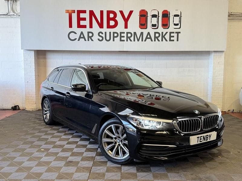 Used BMW 520 Comfort Edition 190 HP (139 kW) 2018 Black Estate