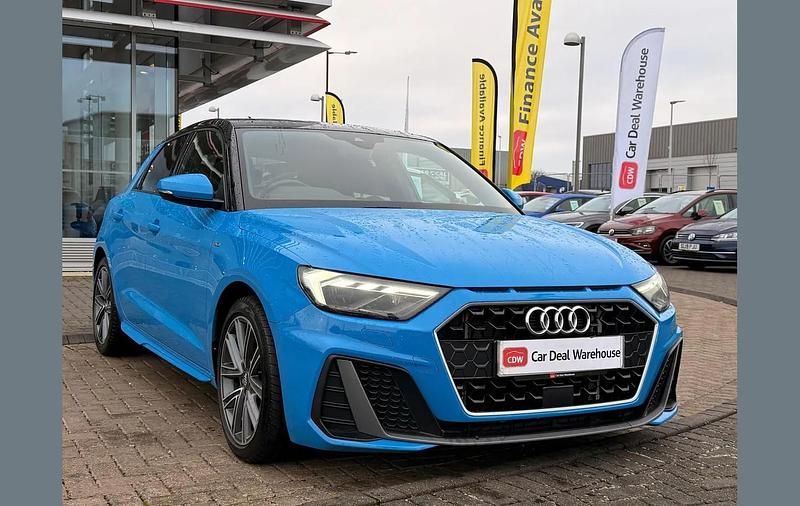 Blue Used 2019 Audi A1 S-Line Hatchback | £14,688 (Fair price) - Image 1/4