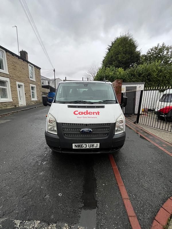 Used Ford Transit 100 HP (73 kW) 2013 White Cabriolet