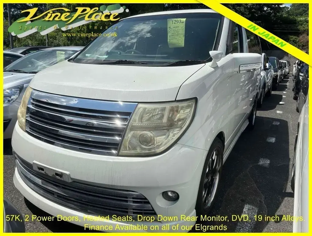 Used Nissan Elgrand 2007 White MPV