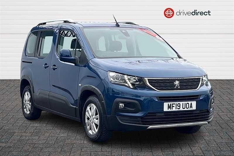 Used Peugeot Rifter Allure 131 HP (96 kW) 2019 Blue MPV