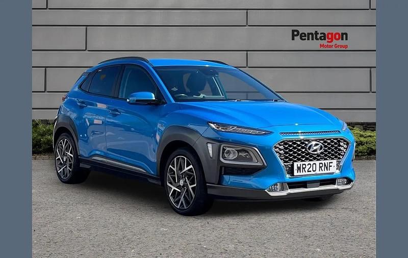 Used Hyundai Kona Premium SE 141 HP (103 kW) 2020 Blue SUV